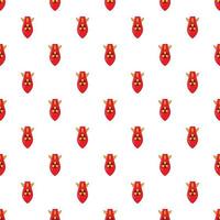 Nuclear warhead pattern, cartoon style vector