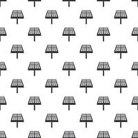 Solar panel pattern, simple style vector