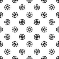 Round shield pattern, simple style vector