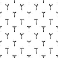 Bavarian sausage pattern, simple style vector