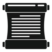 Papyrus scenario icon simple vector. Activity ui vector