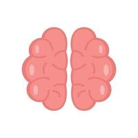 Brainstorming icon flat isolated vector