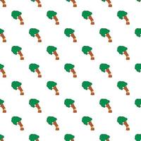 Cutting tree pattern, cartoon style vector