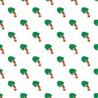 Cutting tree pattern, cartoon style vector