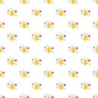 Firework pattern, cartoon style vector