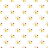 Firework pattern, cartoon style vector