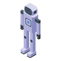 Ai robot icon isometric vector. Tech smart vector