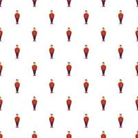 Man in army uniform pattern, cartoon style vector