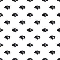 Deadly air pattern, simple style vector