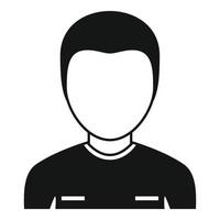 Referee man icon simple vector. Soccer card vector