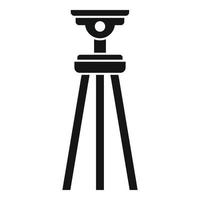 Carbon tripod icon simple vector. Smartphone photo stand vector