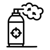 Spray control icon outline vector. Insect bug vector