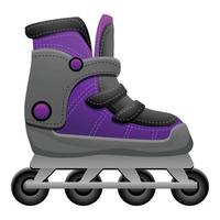 Fashion roller skates icon cartoon vector. Extreme sport vector