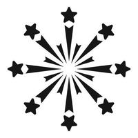 Firecracker icon simple vector. Carnival event vector