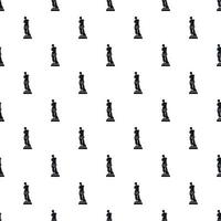 Statue pattern, simple style vector
