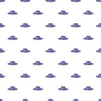 Hat pattern, cartoon style vector