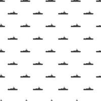 Military navy ship pattern, simple style vector