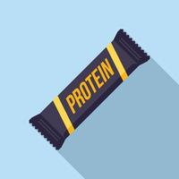 Protein energy icon flat vector. Sport nutrition vector