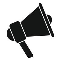 Megaphone icon simple vector. People talk vector