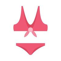 Party swimsuit icon flat isolated vector