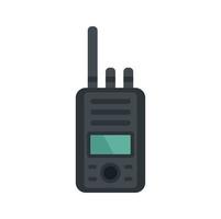 icono de walkie talkie vector aislado plano