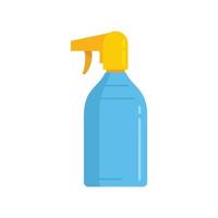 Sunscreen spray icon flat isolated vector