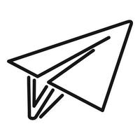Fast send message icon outline vector. Contact call vector