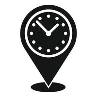 Waiting area location icon simple vector