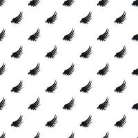 Plumage wing pattern, simple style vector