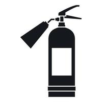 icono de extintor de incendios, estilo simple vector