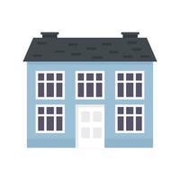 Cottage icon flat isolated vector