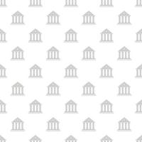 Roman colonnade pattern, cartoon style vector