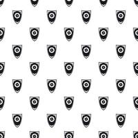 Shield for war pattern, simple style vector