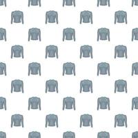 patrón de jersey gris termolino, estilo de dibujos animados vector