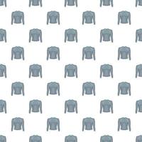 Thermolinen gray pullover pattern, cartoon style vector