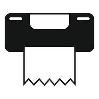 Wc paper icon simple vector. Toilet restroom vector
