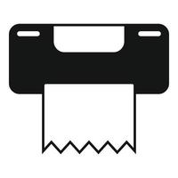 Wc paper icon simple vector. Toilet restroom vector