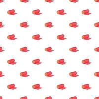 Fabric roll pattern, cartoon style vector