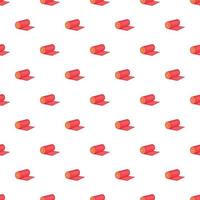 Fabric roll pattern, cartoon style vector