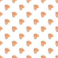Applause pattern, cartoon style vector