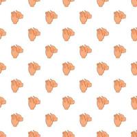 Applause pattern, cartoon style vector