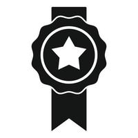 Quality emblem icon simple vector. Badge label vector