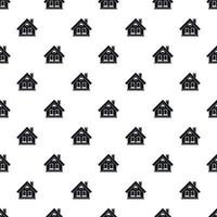 House pattern, simple style vector