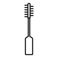 Brush toothpick icon outline vector. Tooth pick vector