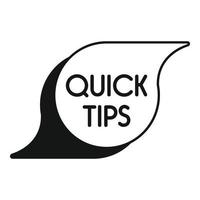 Advice tip icon simple vector. Quick idea vector