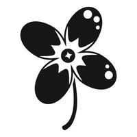 Ireland clover icon simple vector. Four leaf vector