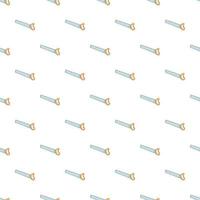 Saw pattern, cartoon style vector