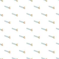 Saw pattern, cartoon style vector