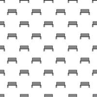 Bench pattern, simple style vector