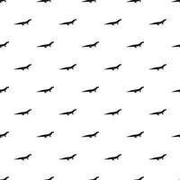 Little lizard pattern, simple style vector